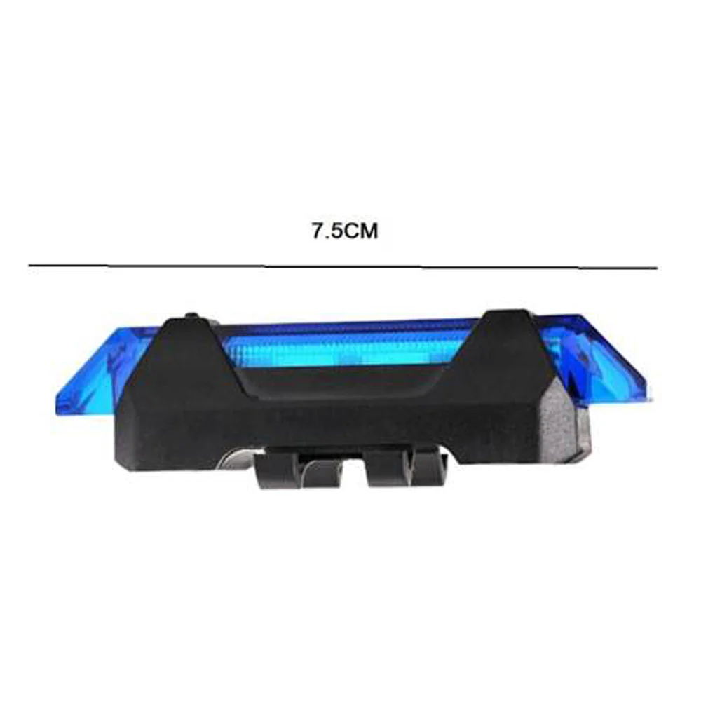 Rechargeable Bicycle Front Waterproof LED Light (Blue) - Image 3