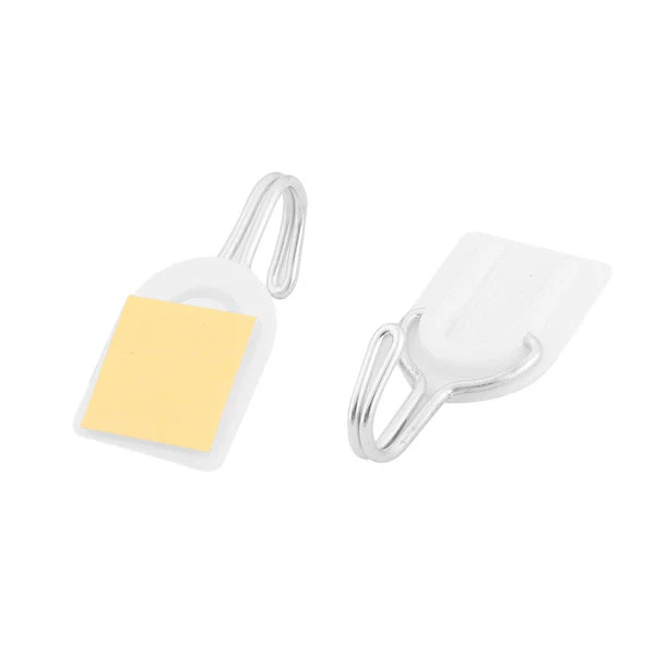 Adhesive Sticker ABS Plastic Hook Towel Hanger for Kitchen / Bathroom - Image 6