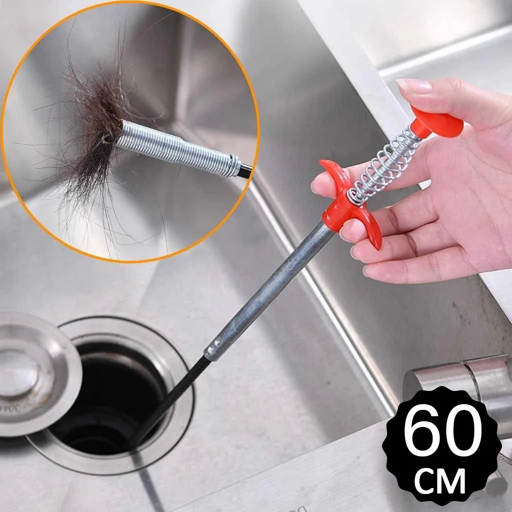Metal Wire Brush Sink Cleaning Hook Sewer Dredging Device - Image 3
