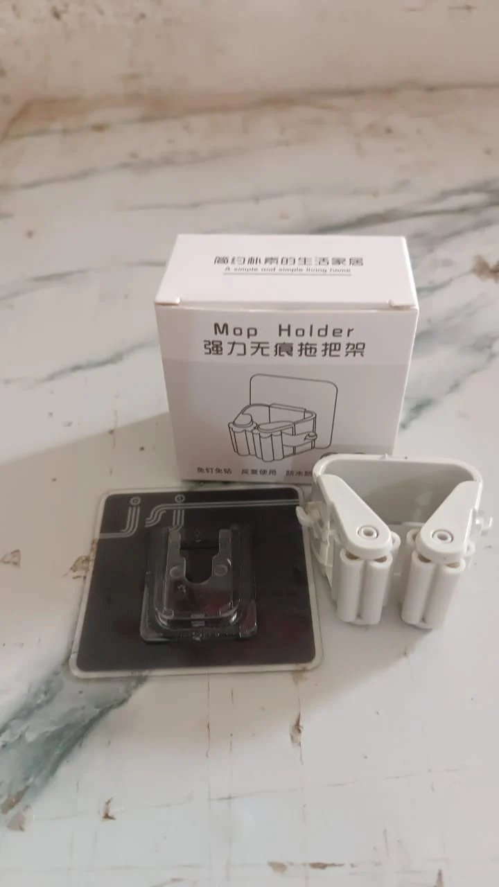 Wall Mounted Mop Broom Hanger Holder (1-Layer) - Image 7