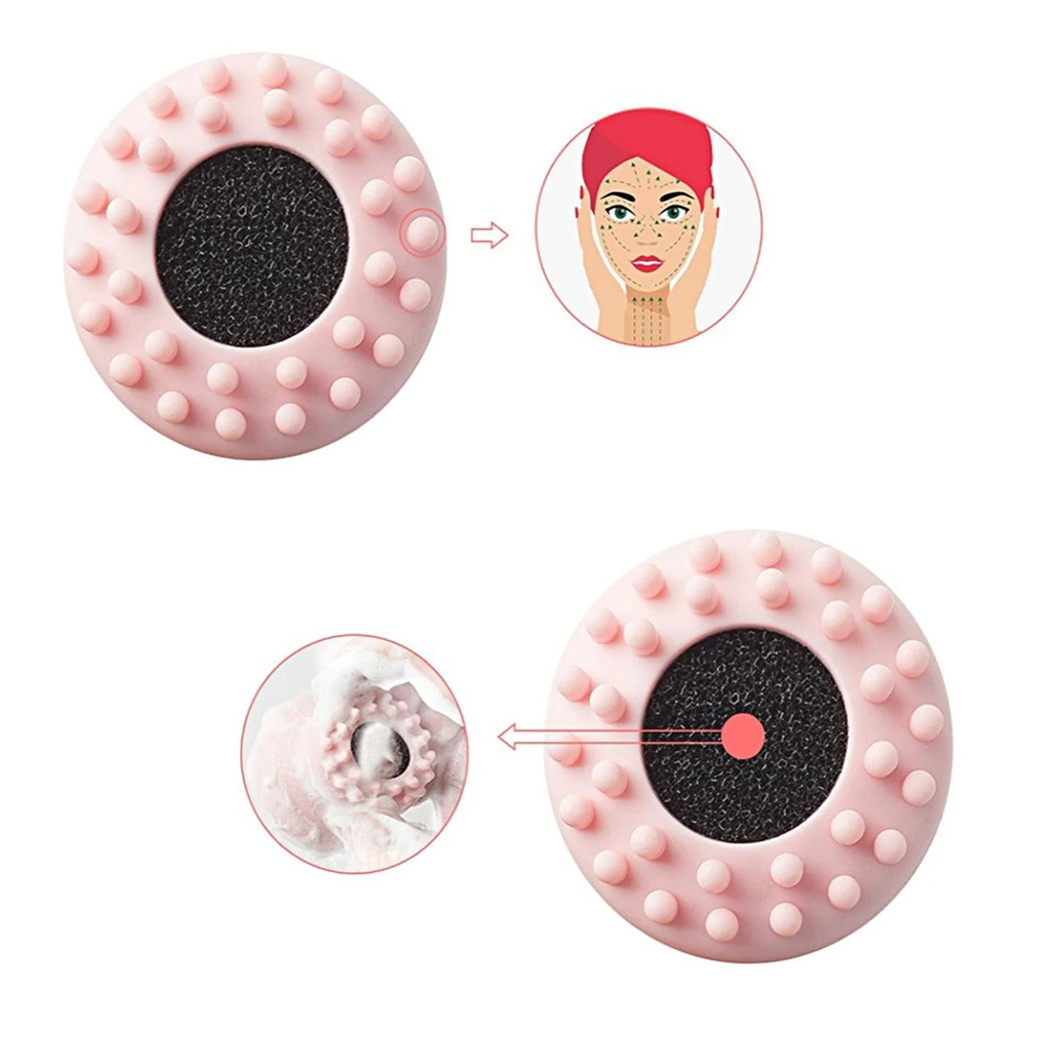 Facial Cleansing Brushes – Cute Octopus Shape Silicone Face Scrubber Massager (1 Pc) - Image 6