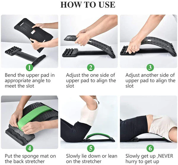Multi-Level Back Stretcher Posture Corrector Device for Back Pain - Image 7