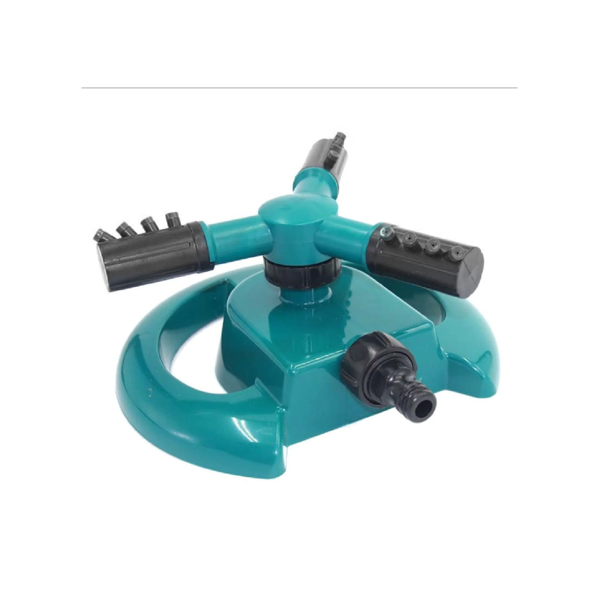 3 Arm 360° Sector Rotating Water Sprinkler Garden Pipe Hose Irrigation Yard - Image 4