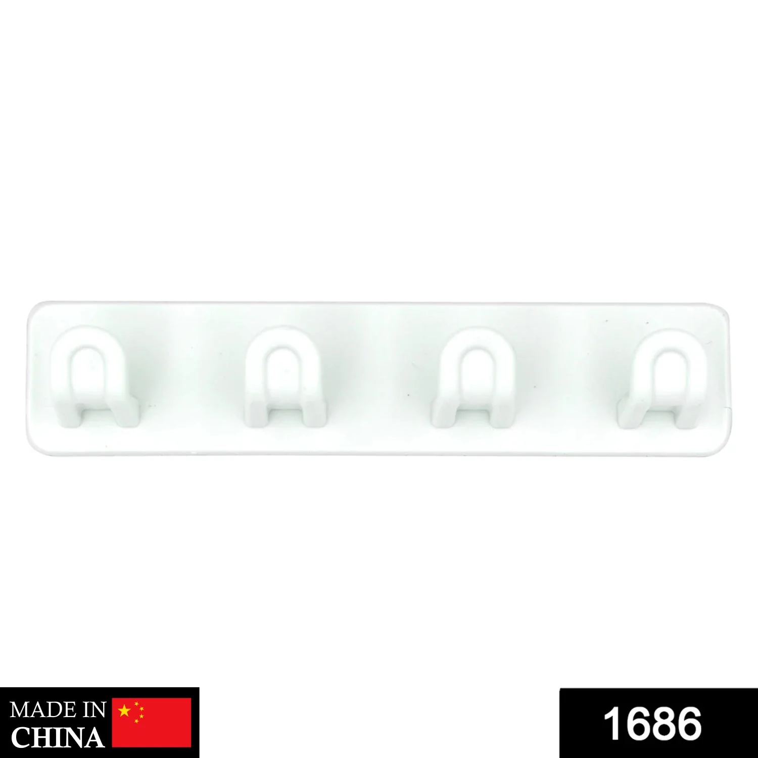 Plastic Sticker Self Adhesive Multipurpose Hanger Hooks - Image 2