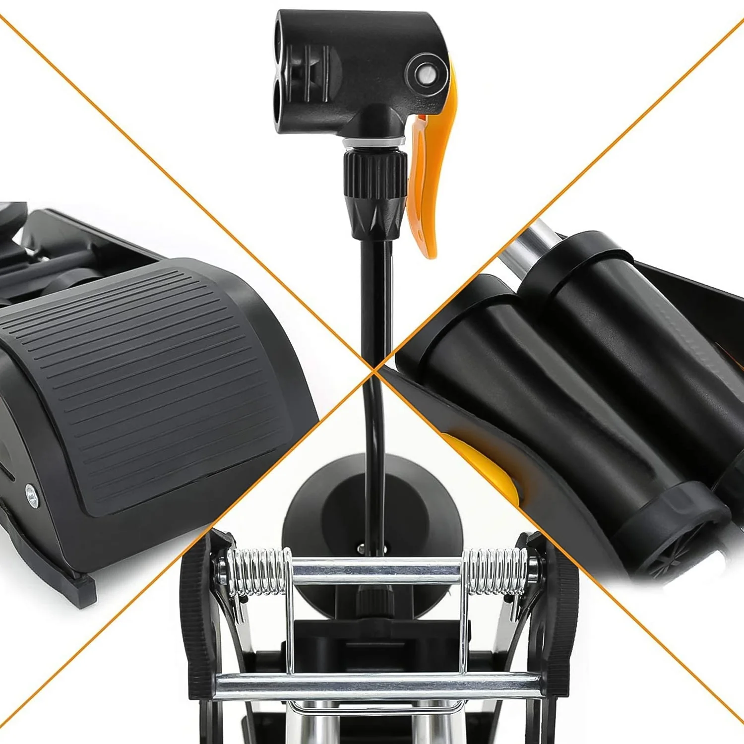 Portable High Pressure Foot Air Pump Compressor for Car and Bike - Image 4