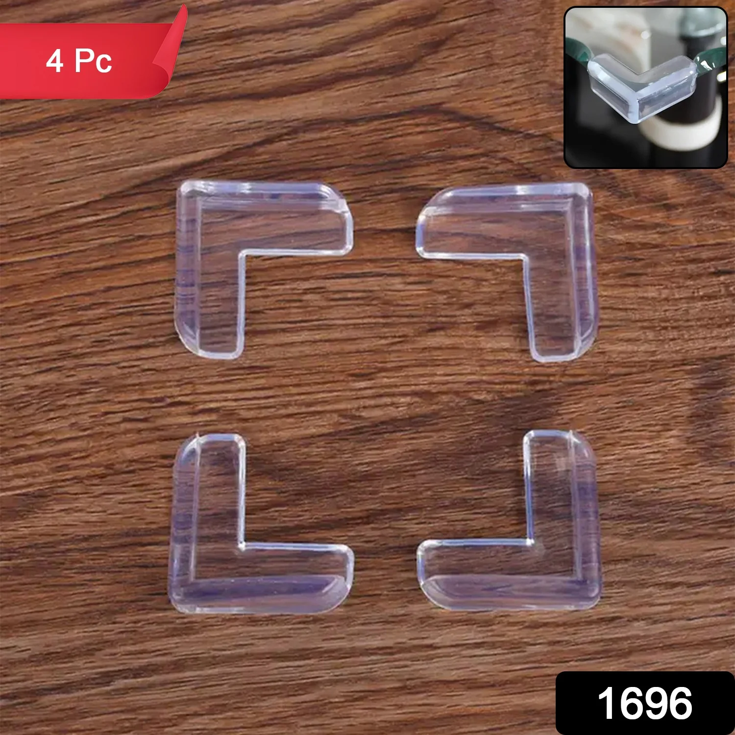 Table Corners Edge Protector Guards for Baby Child Safety (Pack of 4Pc) - Image 2