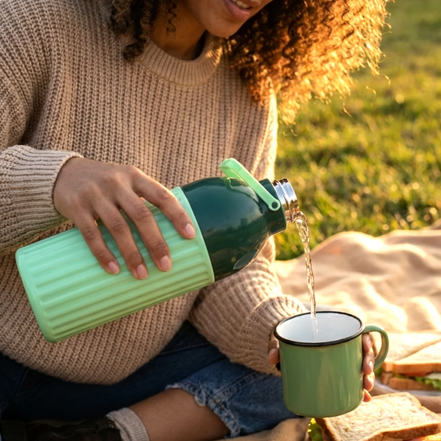 Plastic 1700 ML Approx Premium Insulated Water Bottle (1 Pc) - Image 3
