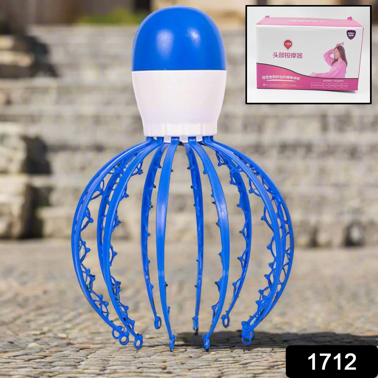 Electric Octopus Claw Scalp Massager (Not included battery / Mix Color) - Image 2