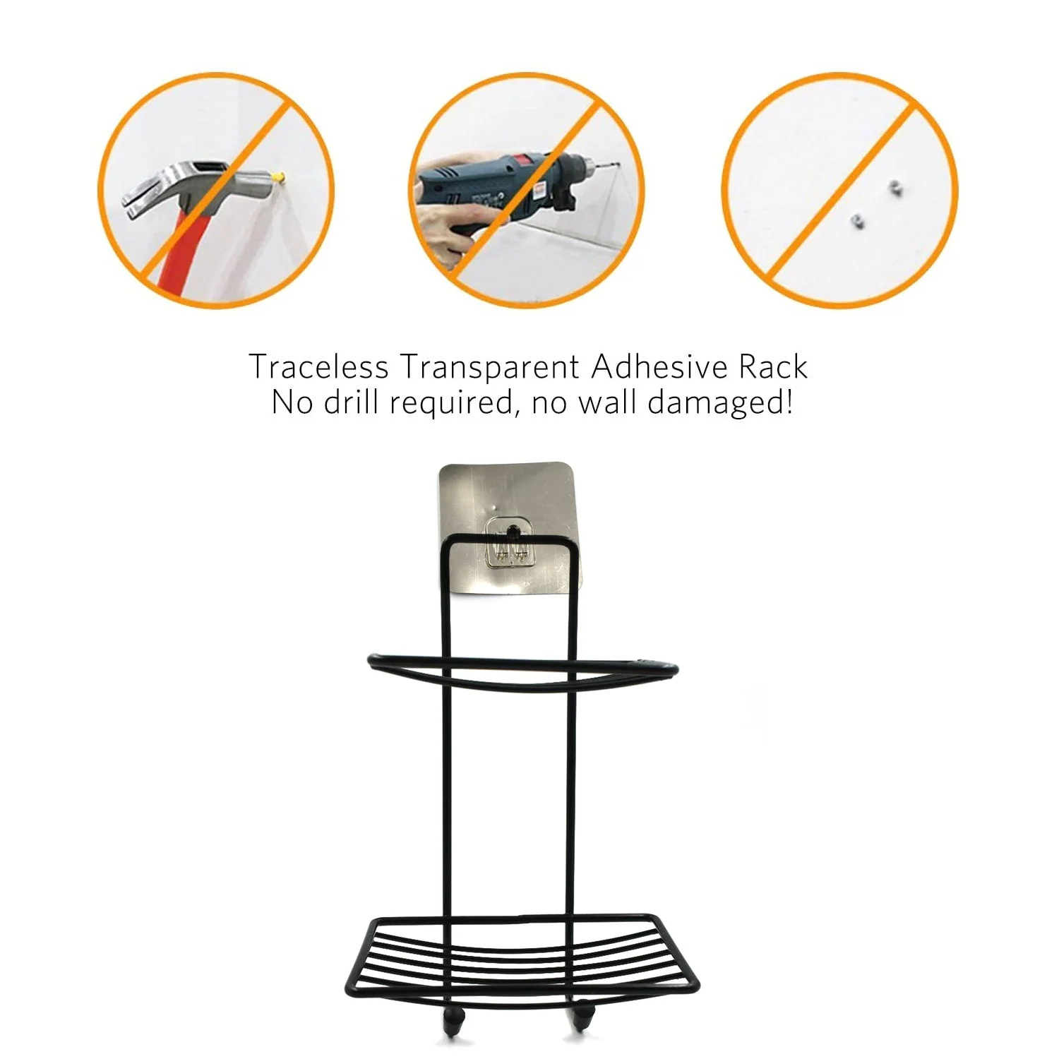 2-Layer Stainless Steel Soap Rack – Bathroom Organizer for Holding Soaps - Image 3