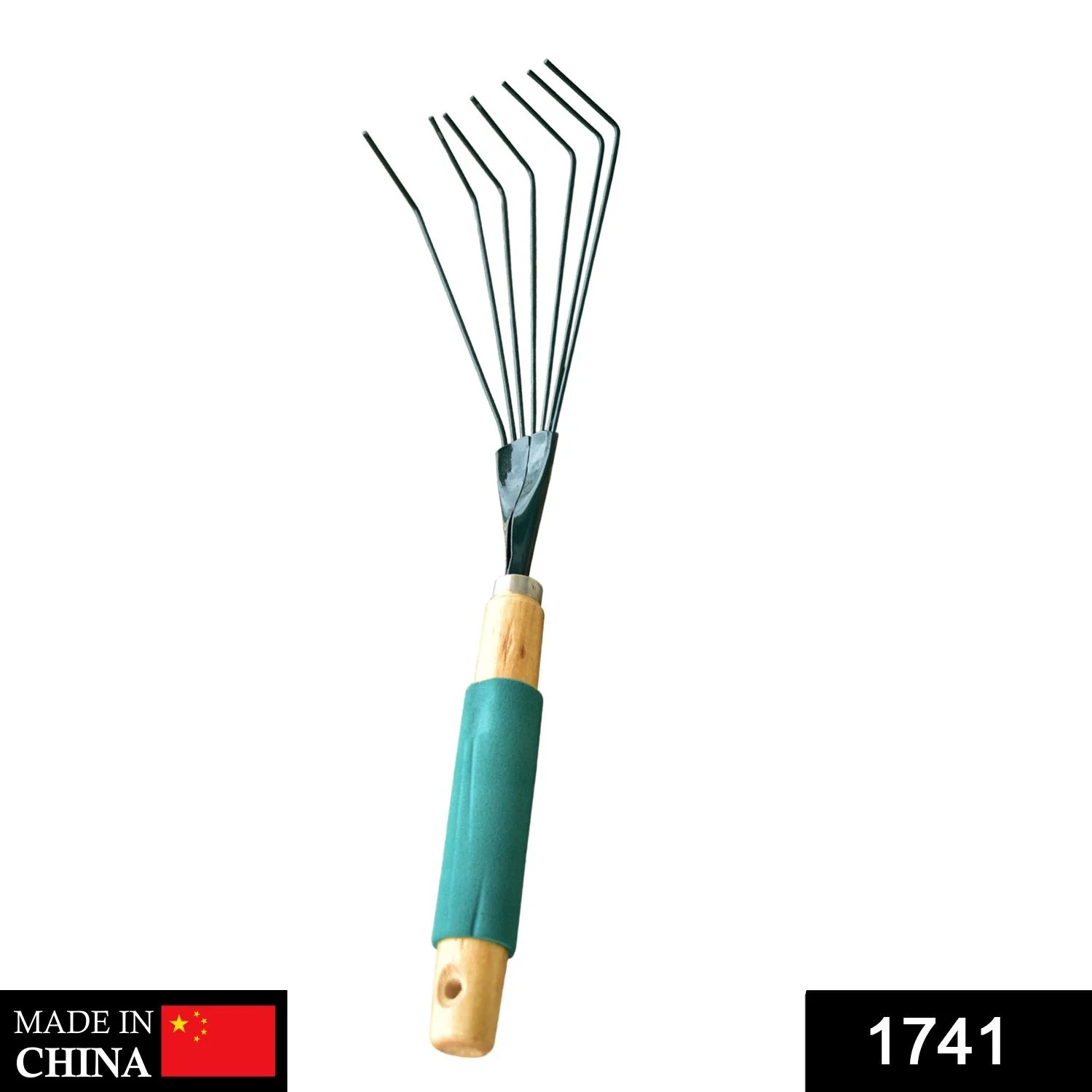 Stainless Steel Tooth Garden Leaf Rake - Image 2