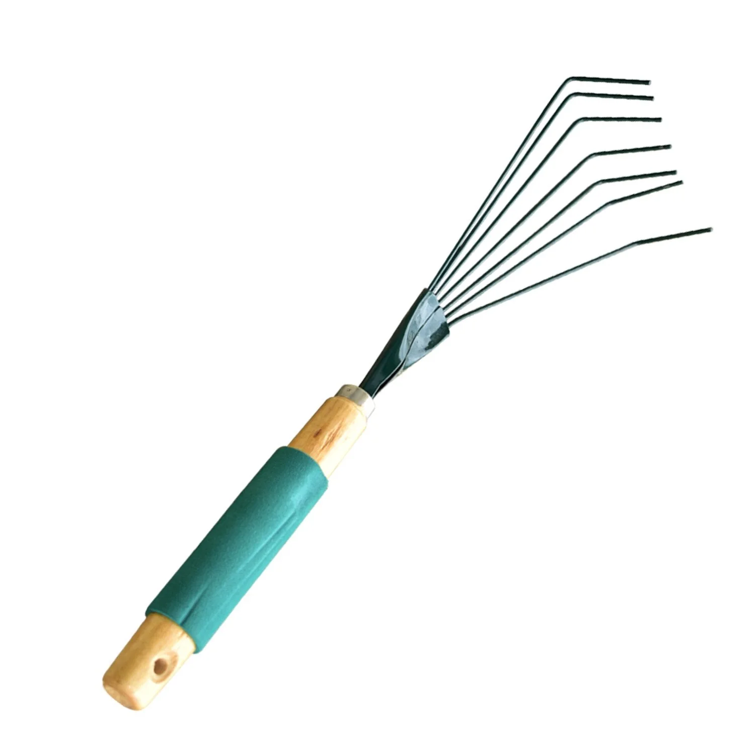 Stainless Steel Tooth Garden Leaf Rake - Image 5