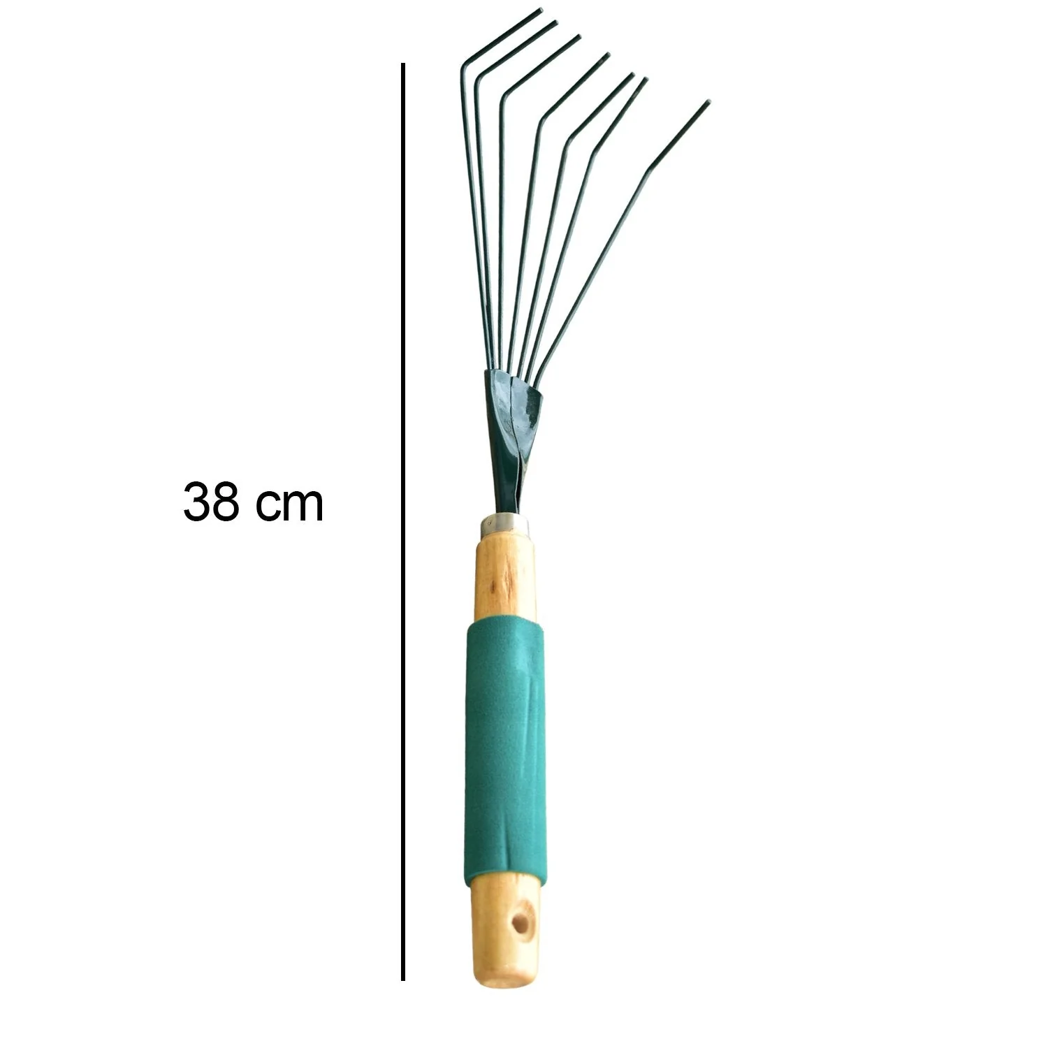 Stainless Steel Tooth Garden Leaf Rake - Image 6