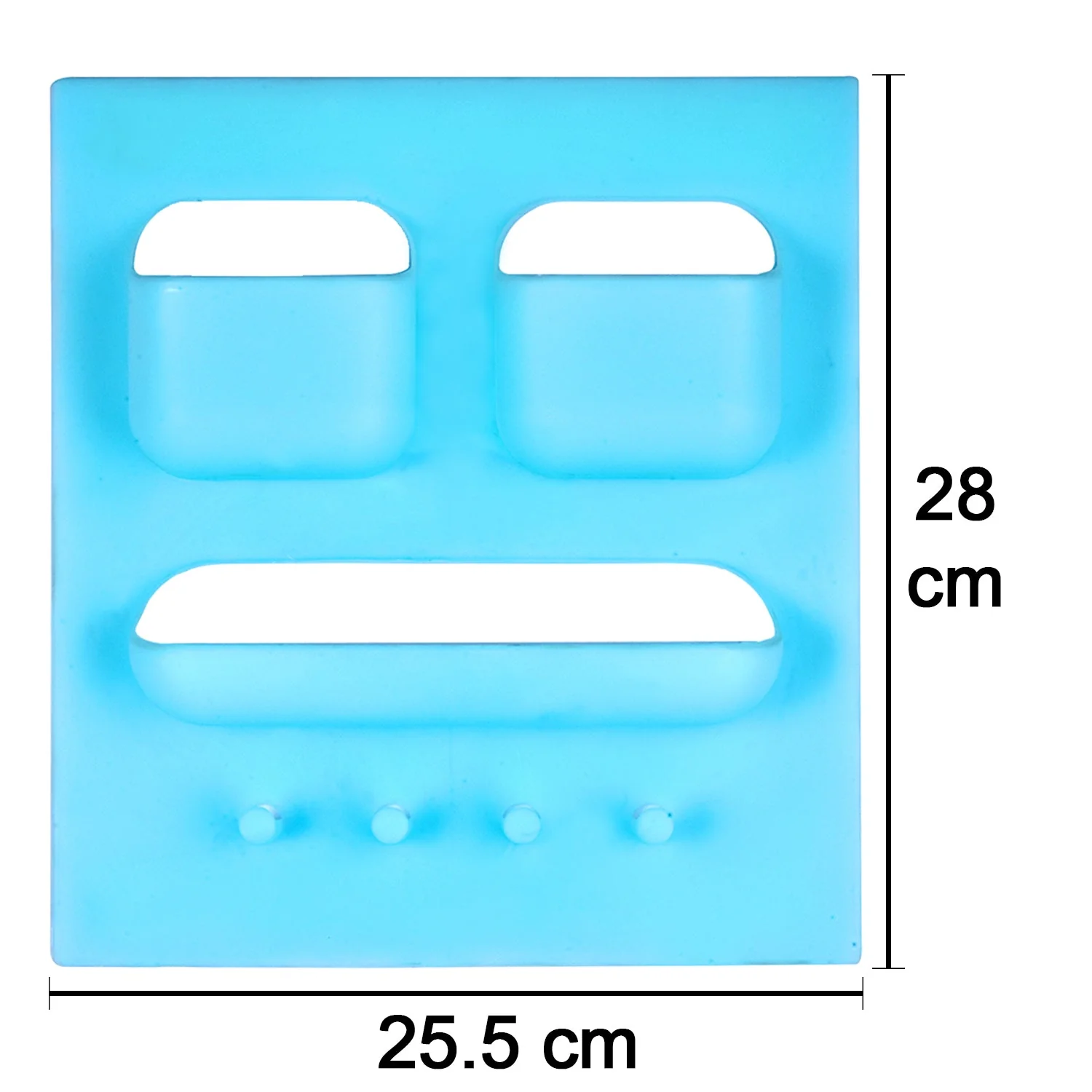 Plastic Unbreakable Soap Dish Tooth Brush Paste Holder - Image 5
