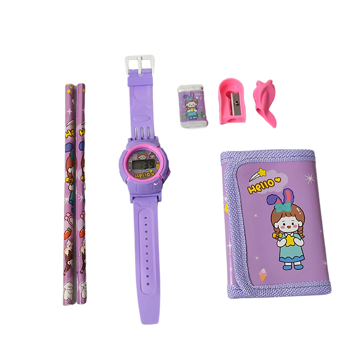 Stationery Set for Kids – 7-in-1 School Kit (Pack of 7 Pcs) - Image 3