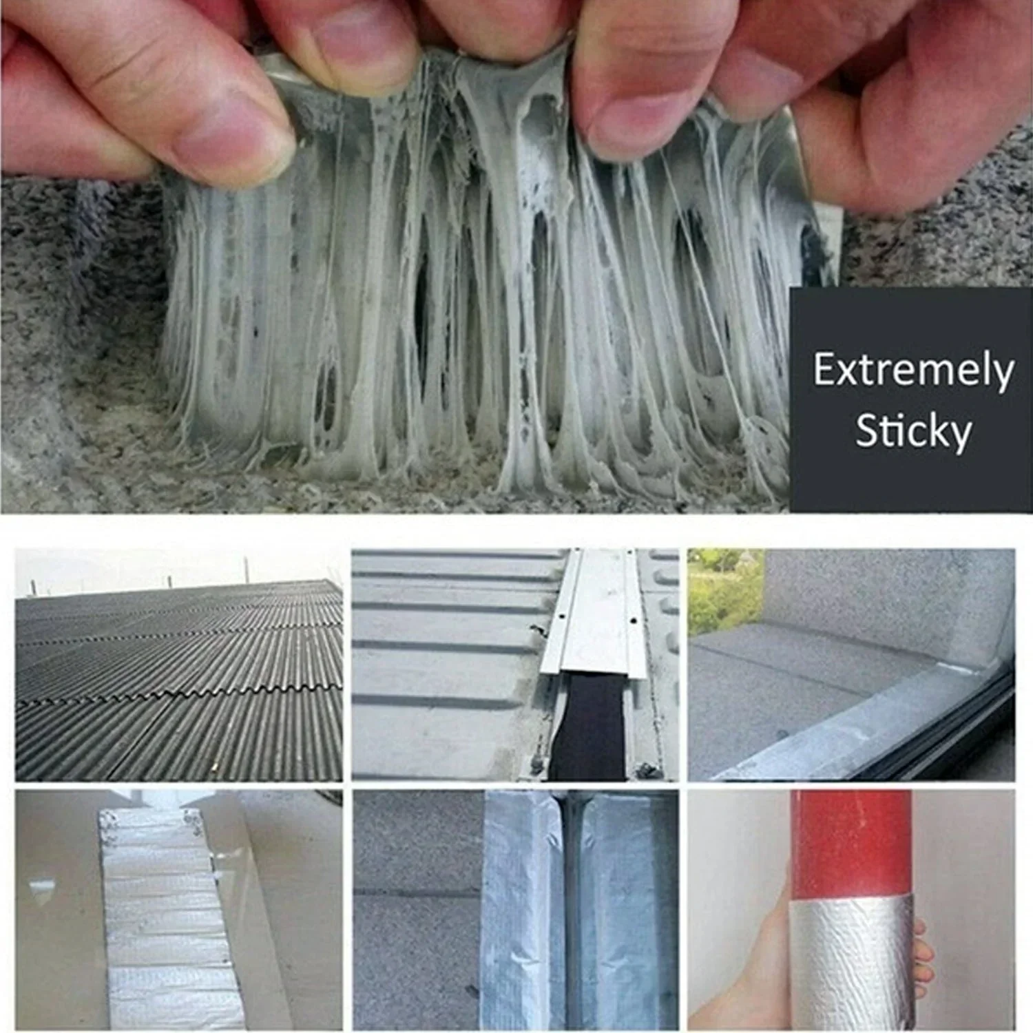 Self-Adhesive Heat-Resistant Aluminum Foil Tape – High-Temperature Insulation (0.9mm) - Image 5