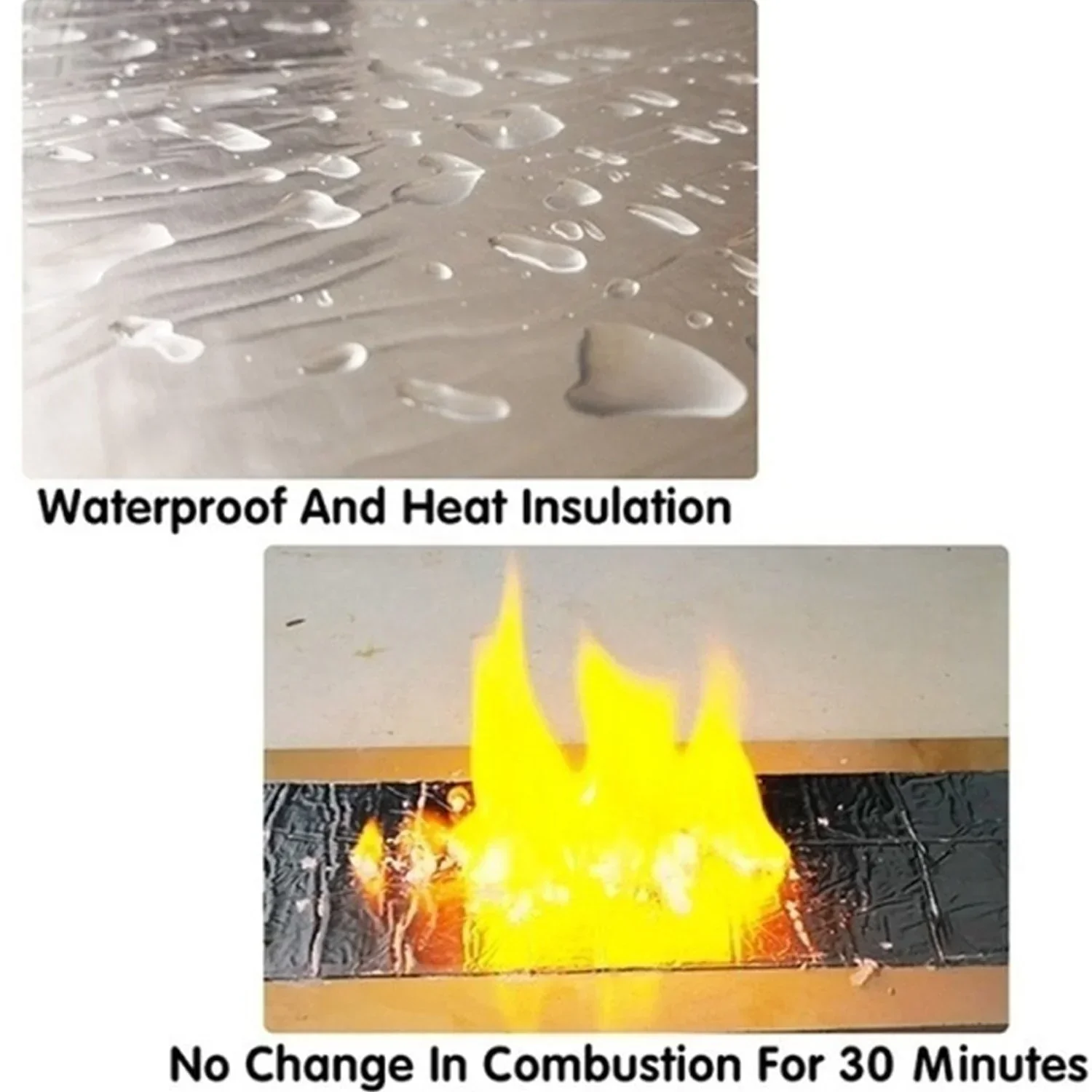 Self-Adhesive Heat-Resistant Aluminum Foil Tape – High-Temperature Insulation (0.9mm) - Image 6