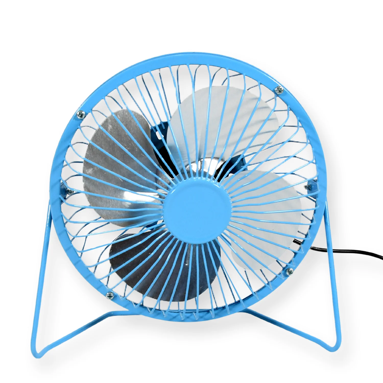 USB Table Desk Personal Metal Electronic Fan, Suitable For Office, School Use (1 Pc) - Image 4