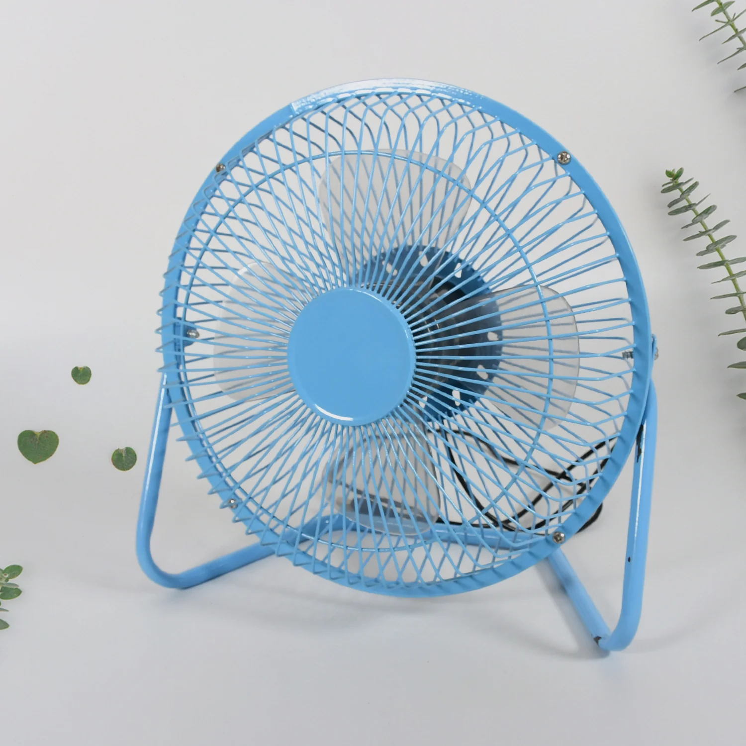 Big USB Table Desk Personal Metal Electronic Fan,  For Office, School Use (1 Pc) - Image 7
