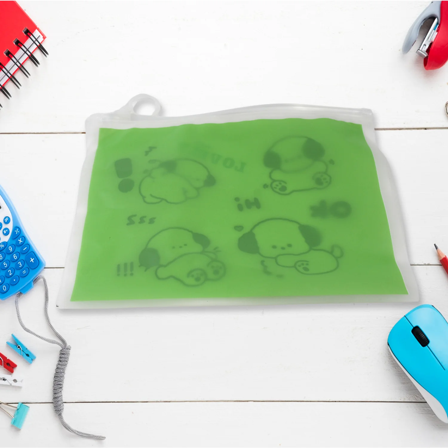 Reusable Multipurpose Pouch Pen Stationary Case Travel,   (1 Pc/ Mix Design) - Image 6