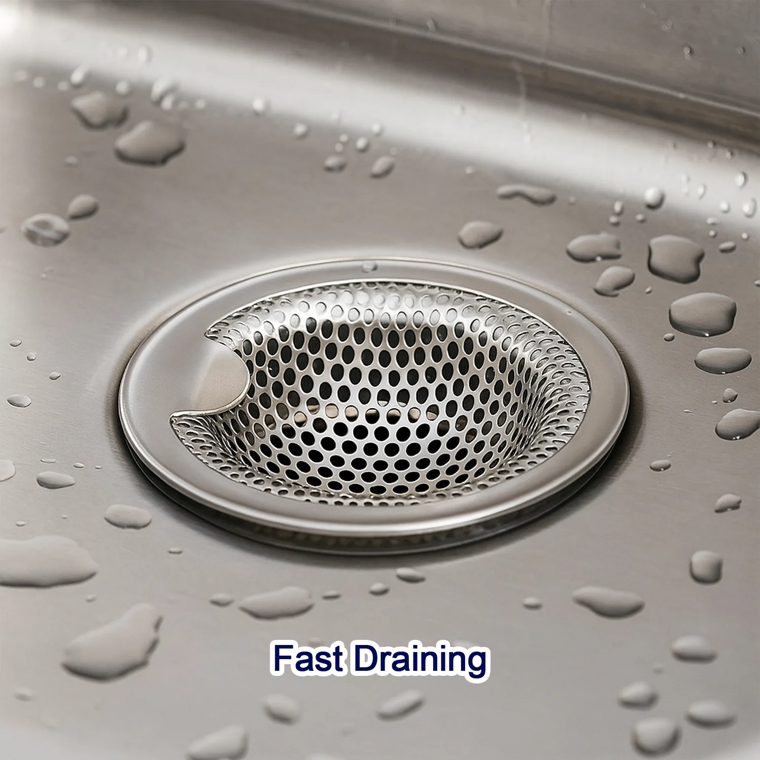 Stainless Steel Kitchen Sink Drain Strainer / Stopper (Medium / 1 Pc) - Image 3