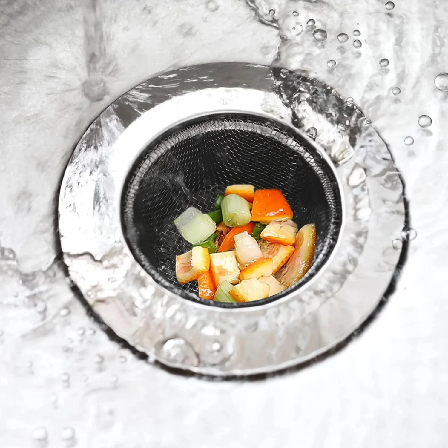 Stainless Steel Kitchen Sink Drain Strainer / Stopper (Medium / 1 Pc) - Image 4