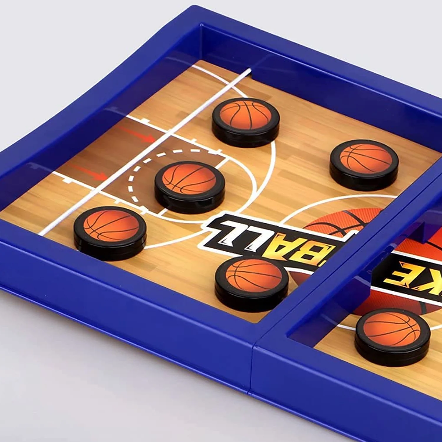 Fast Sling Basketball Puck Game Paced Table Desktop Battle Ice Hockey Game - Image 3