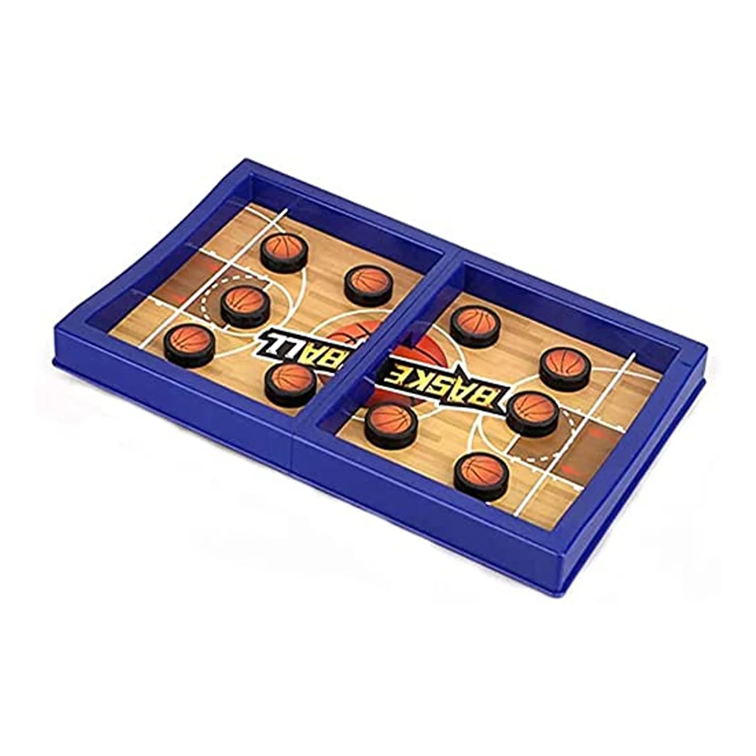 Fast Sling Basketball Puck Game Paced Table Desktop Battle Ice Hockey Game - Image 4