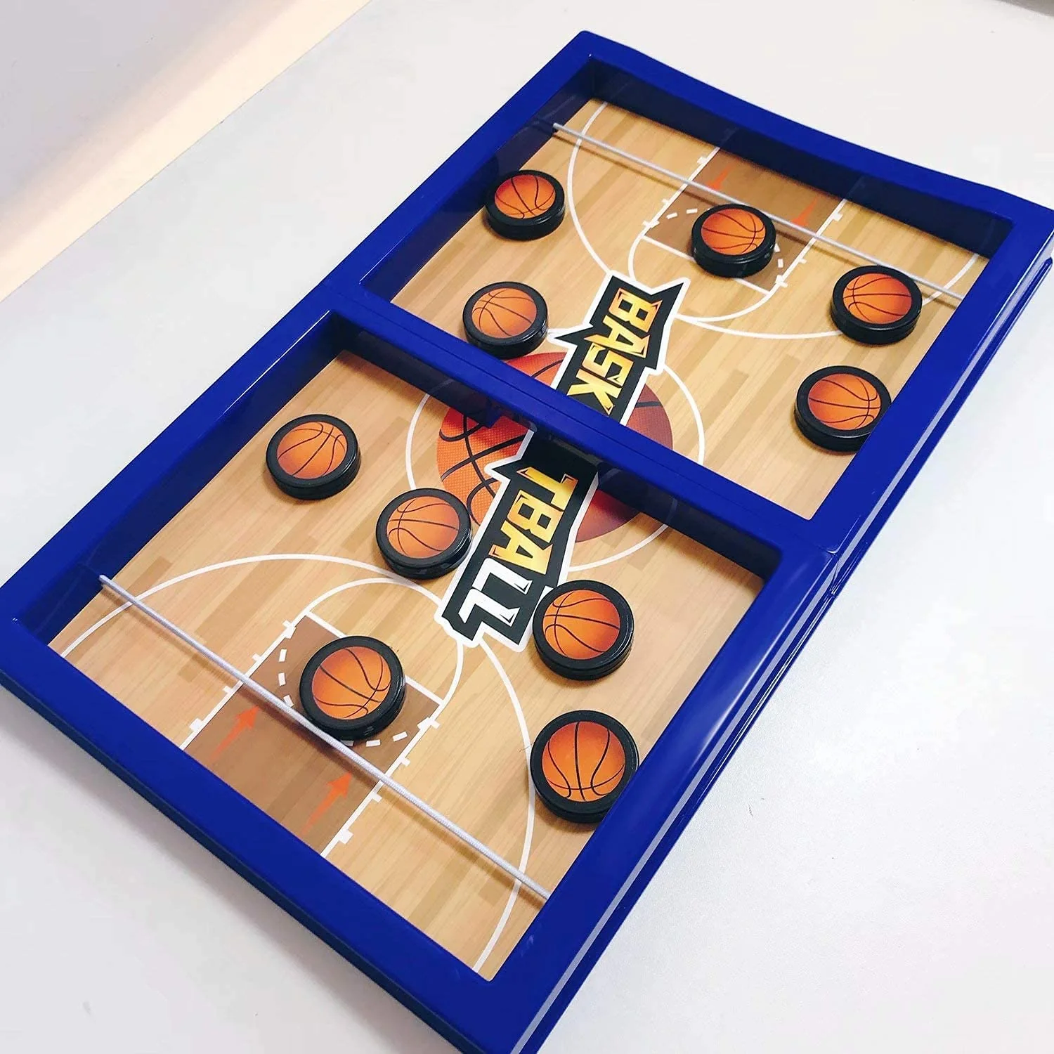 Fast Sling Basketball Puck Game Paced Table Desktop Battle Ice Hockey Game - Image 6