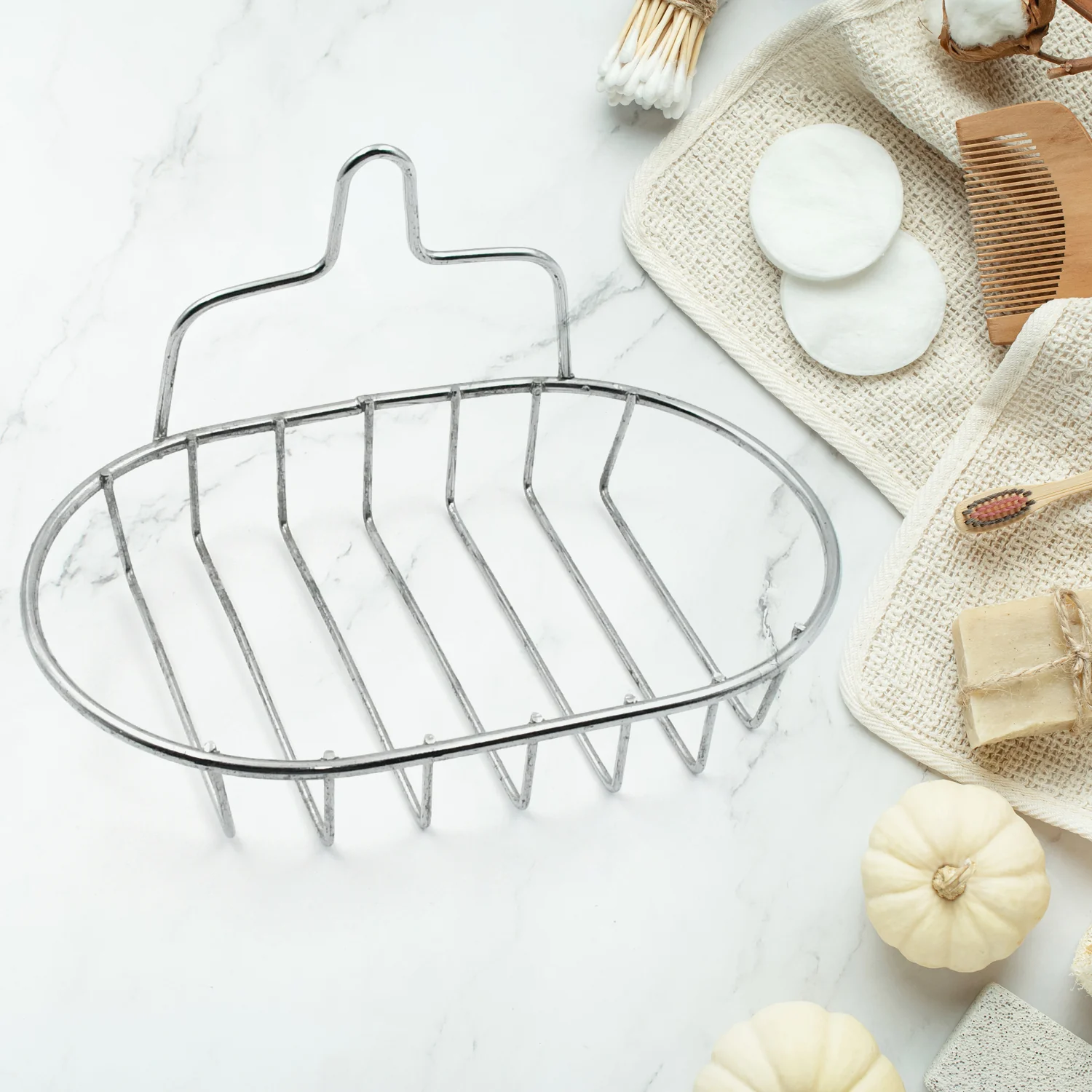 Kitchen, Bathroom Stainless Steel, Soap Dish Holder Wall Hanging Soap Storage Rack - Image 6