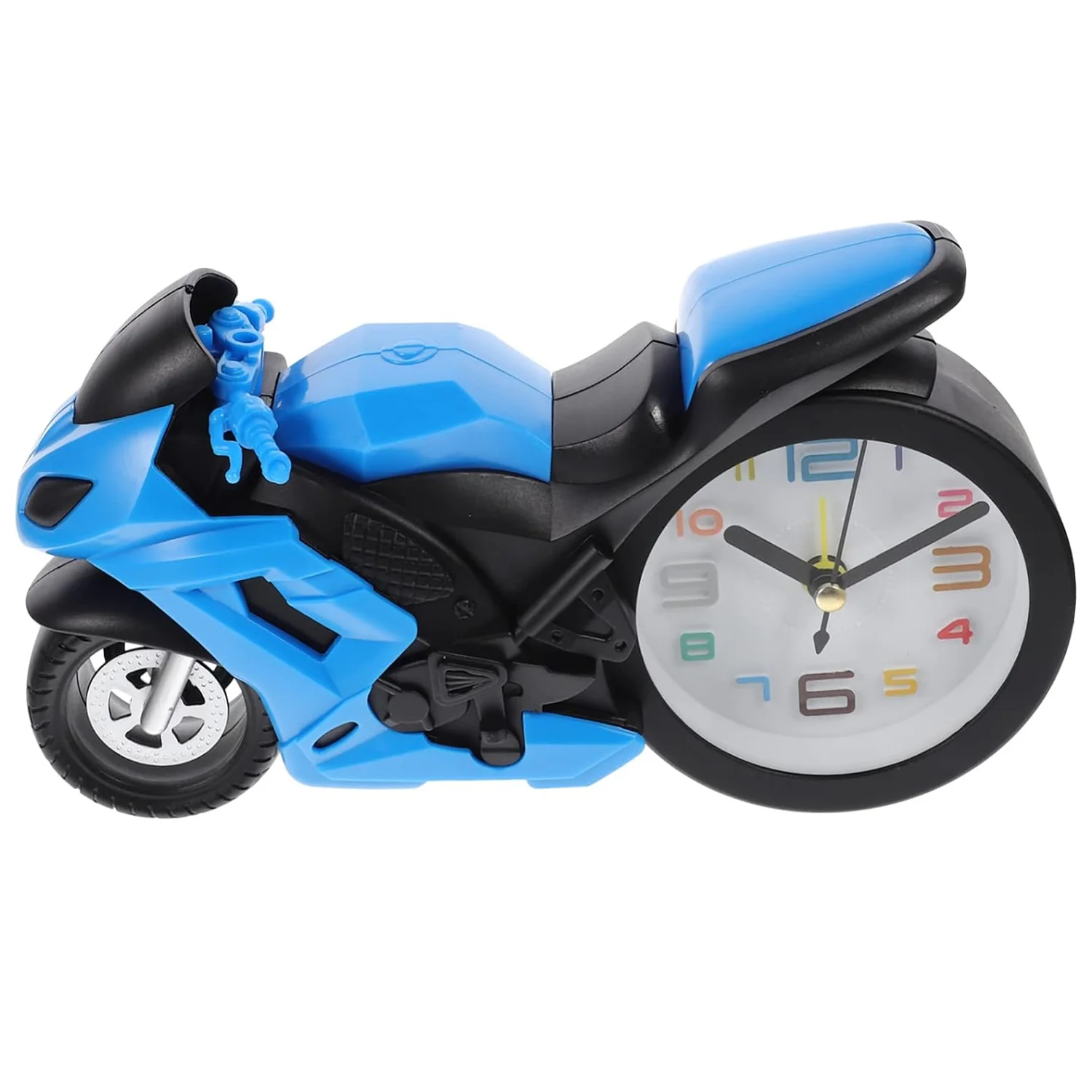 Retro Motorcycle Alarm Clock – Novelty Bike Engine Style Desk Clock - Image 4