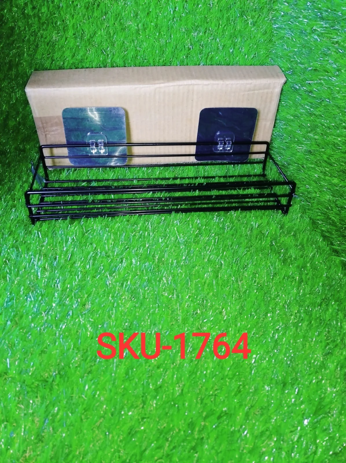 Multipurpose Wall Mount Metal Bathroom Shelf and Rack for Home and Kitchen. - Image 8