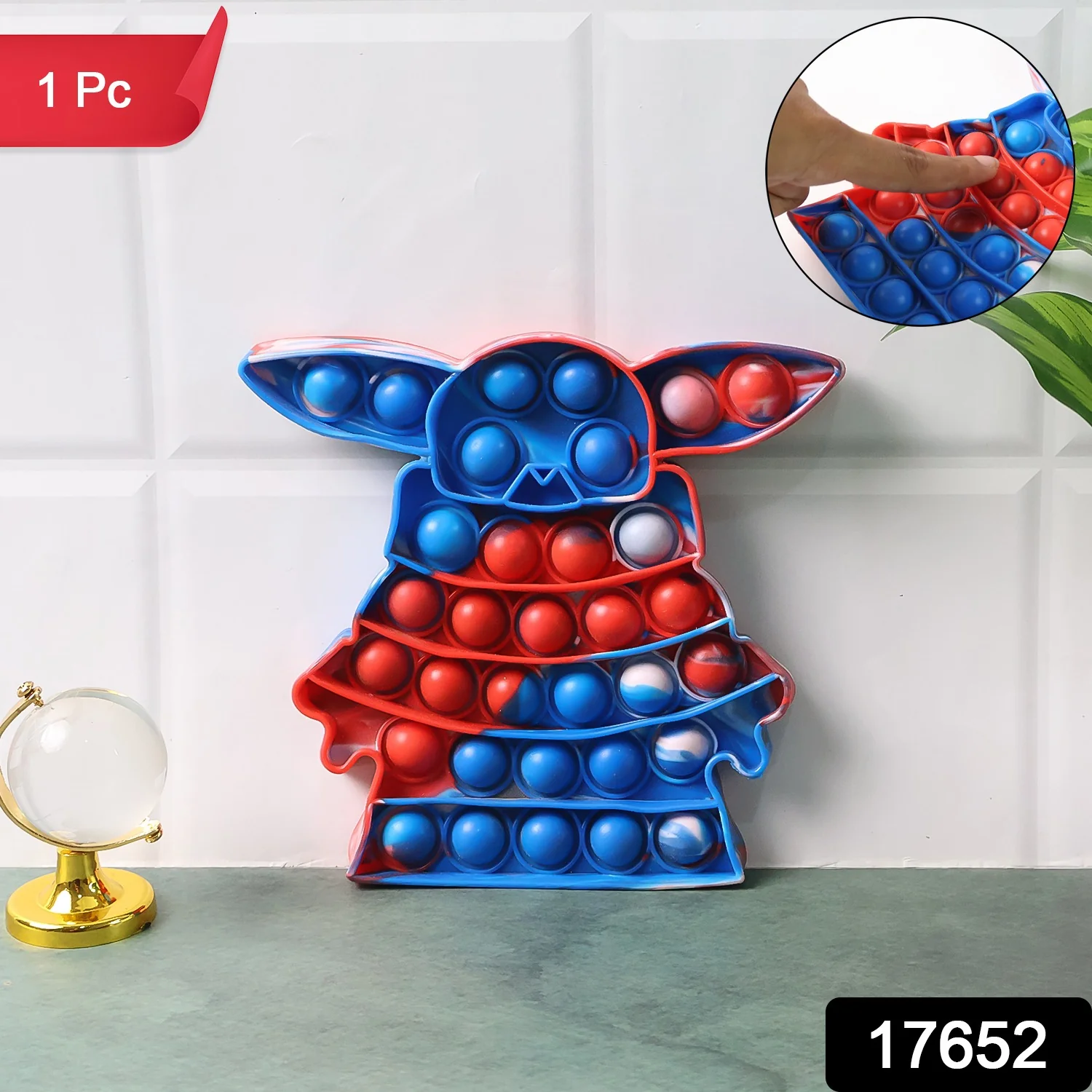 Premium Cartoon Shape Silicone Pop It Fidget Toy (1 Pc) - Image 2