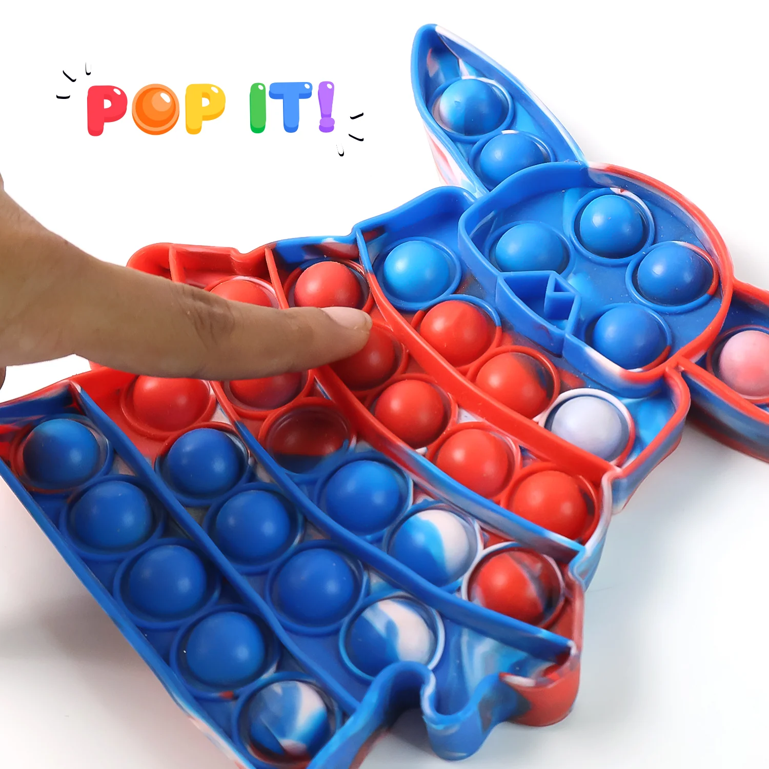 Premium Cartoon Shape Silicone Pop It Fidget Toy (1 Pc) - Image 3