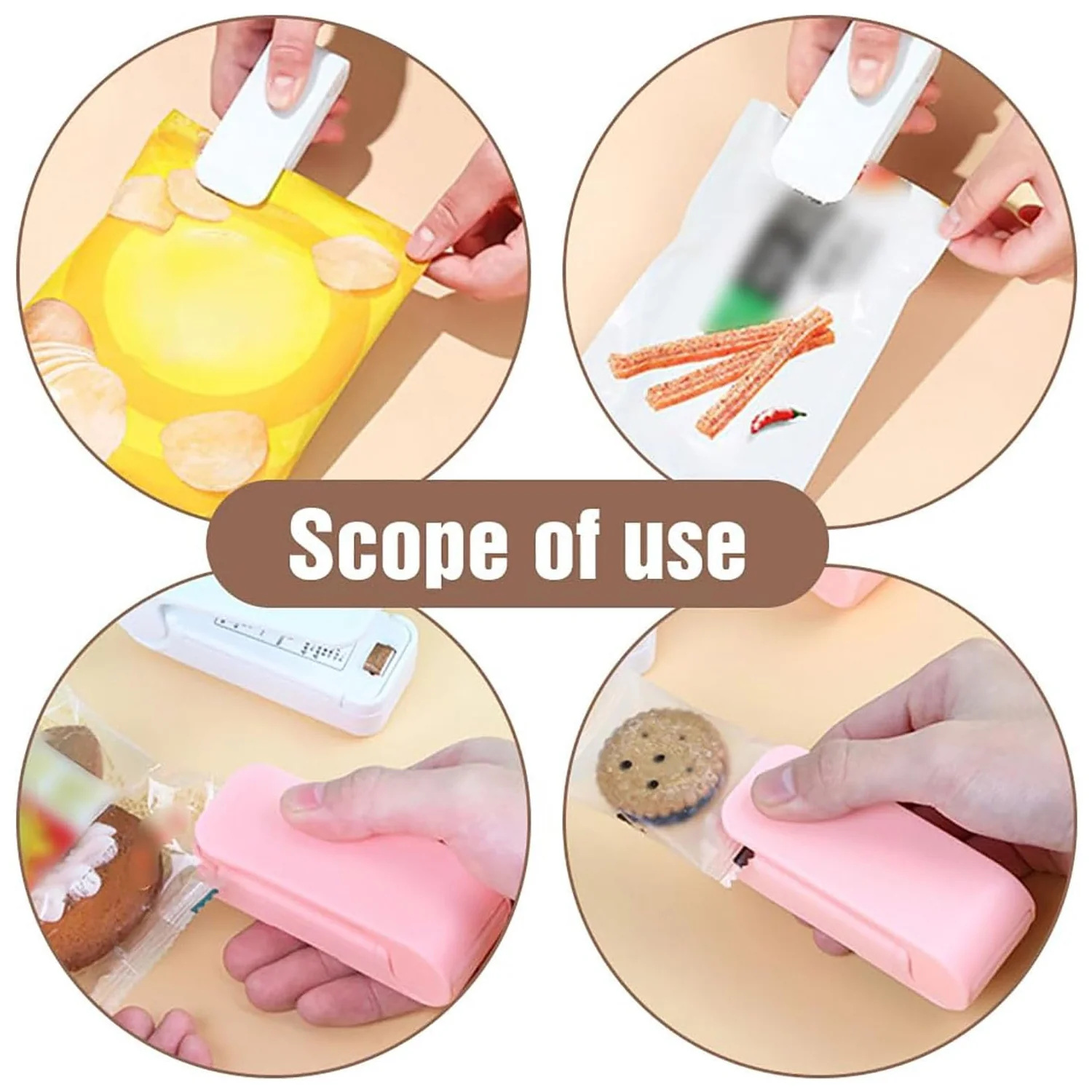 Portable Mini Heat Sealer Machine for Plastic Bags (1 Pc) - Image 3