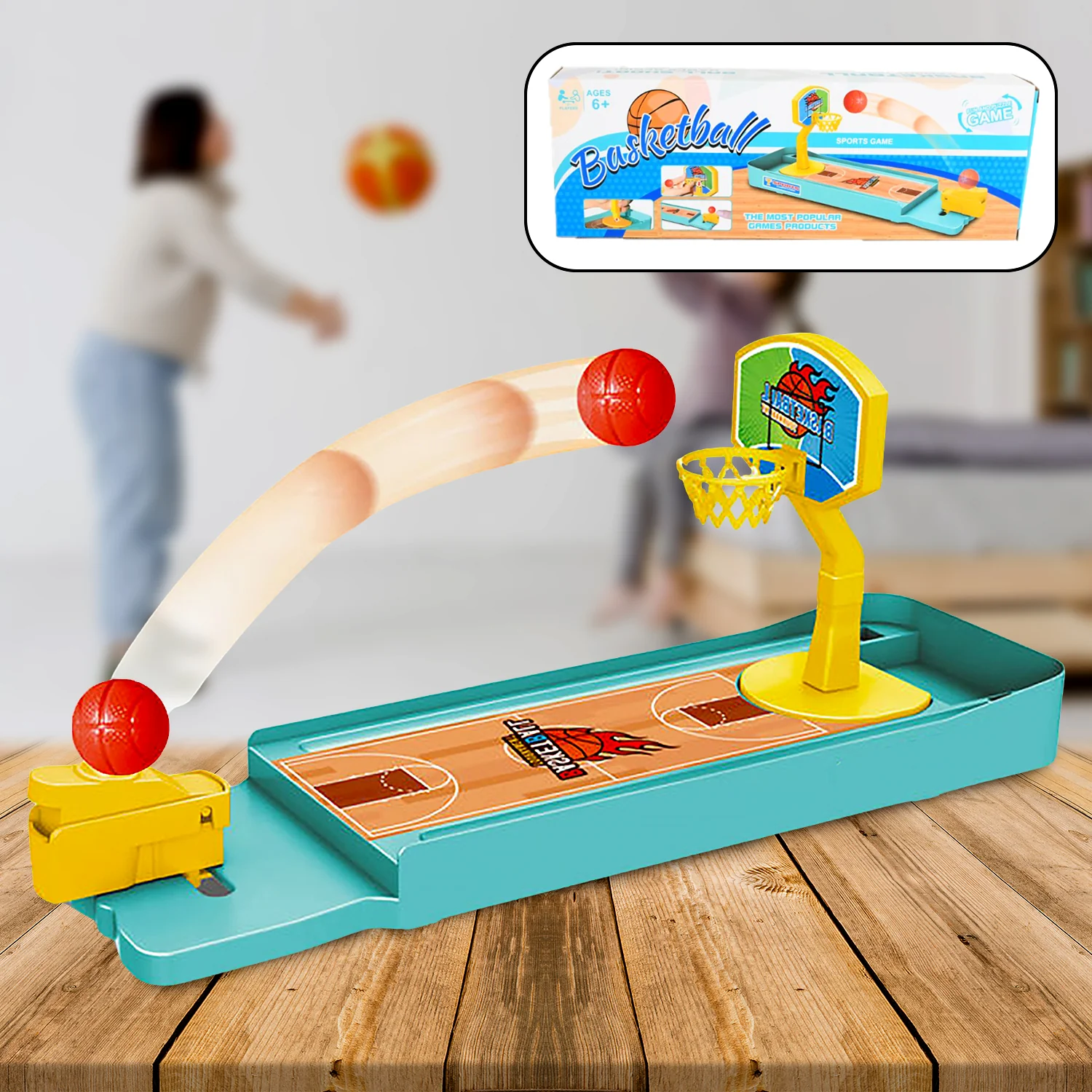 Mini Table top Finger Basketball & Bowling Game – Indoor Family Fun for Kids & Adults - Image 3