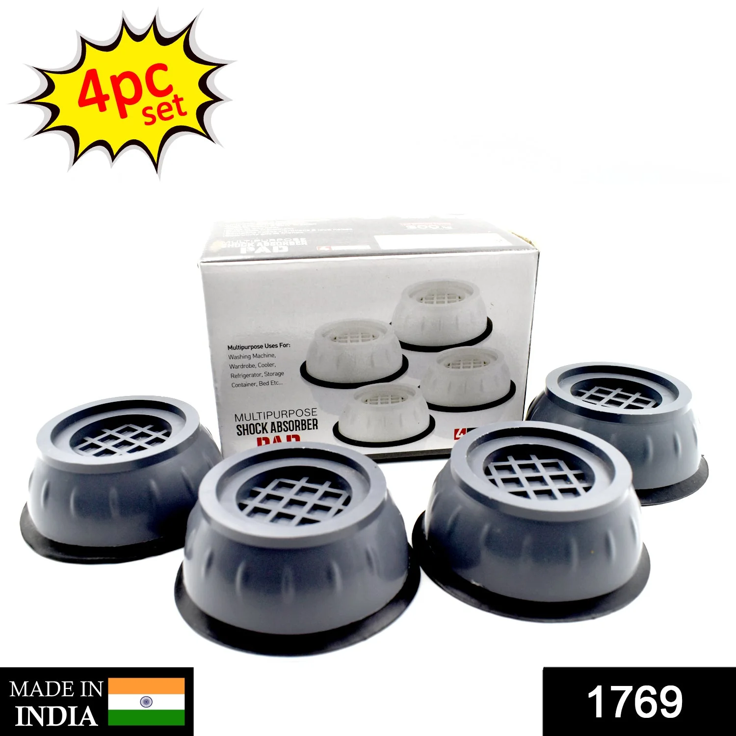 Anti Vibration Pads with Suction Cup Feet - Image 2