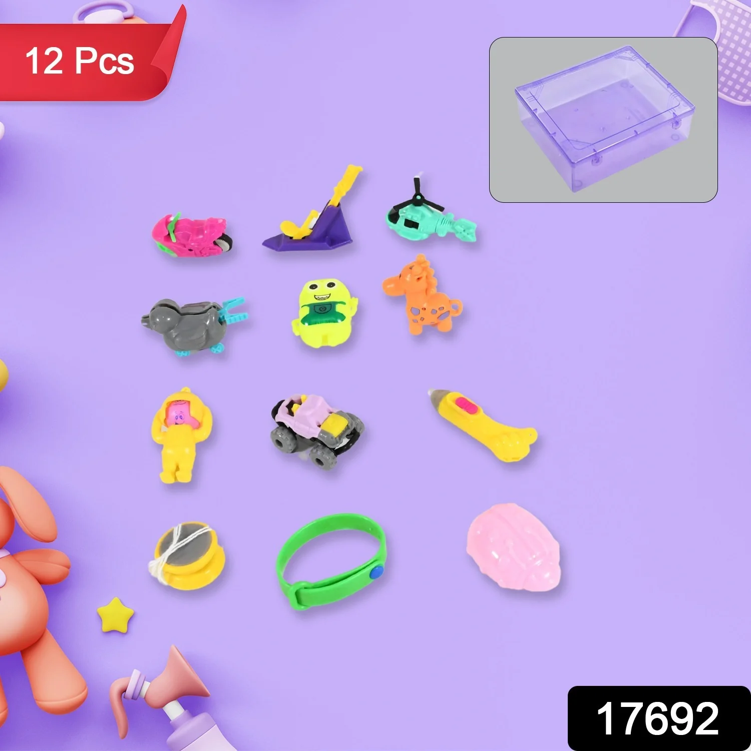 12 in 1 toy for kids, 10 different and small toys for kids to play with curiosity - Image 2