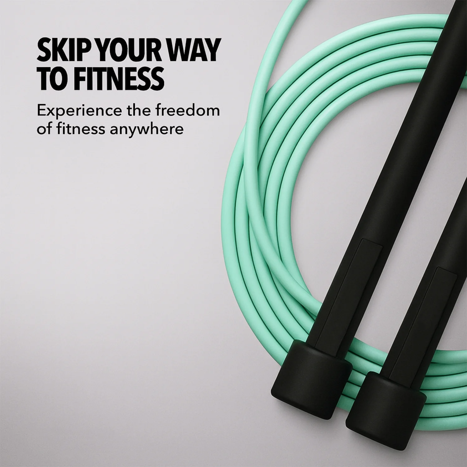 High-Speed Skipping Rope with Foam Padded Handles (1 Pc) - Image 6