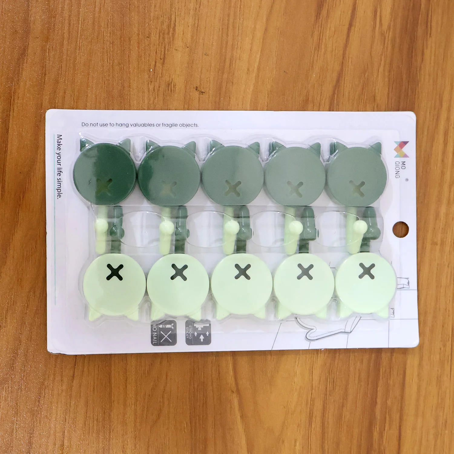 Self Adhesive Round Wall Hooks (10 Pc) - Image 7