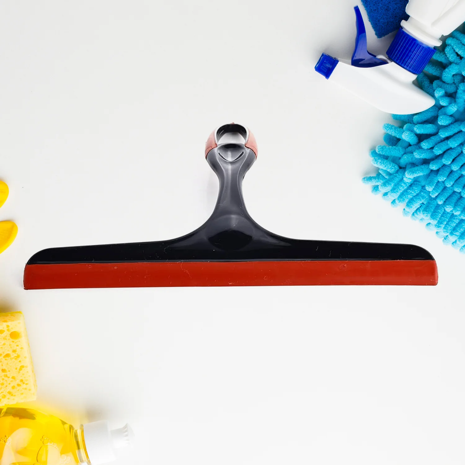 Plastic Kitchen Wiper - Silicone Head for Windows, Glass & Surfaces (1pc) - Image 3