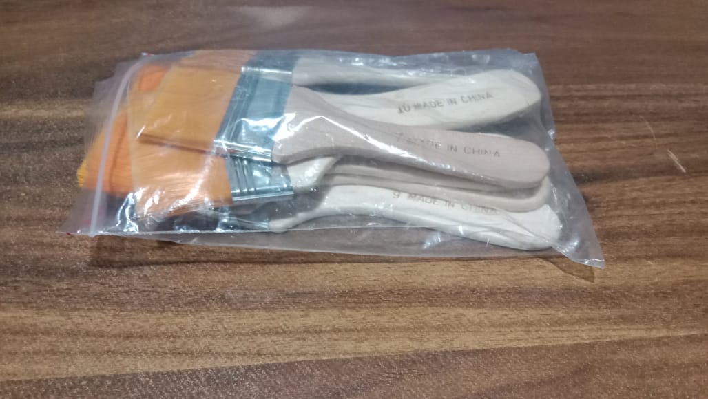 Nylon Pine Painting Brush Set – Dusting & Wall Paint Brushes (6 Pc Set) - Image 10