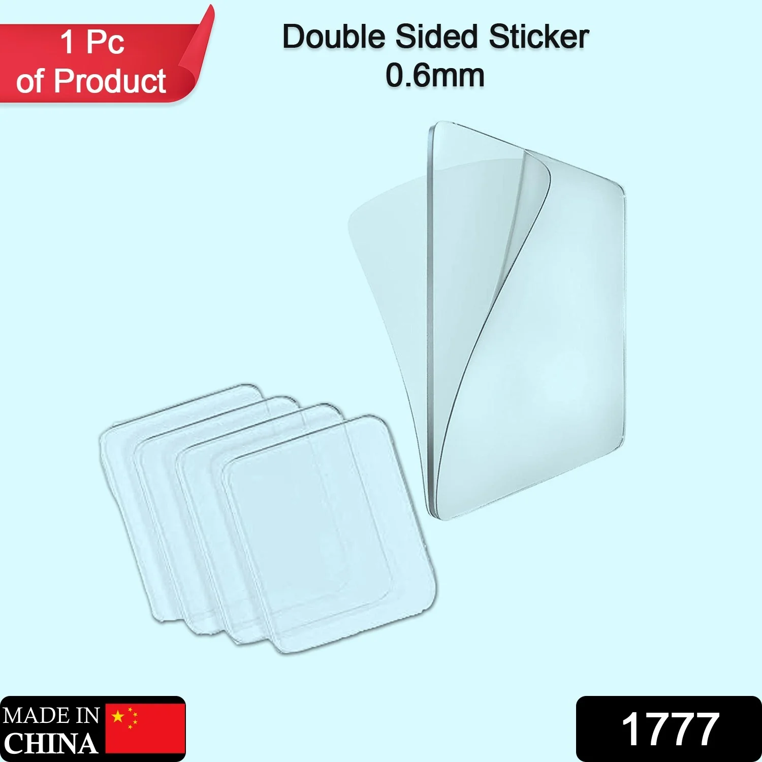 Double-Sided Waterproof Nano Adhesive Tape – No Trace, Multipurpose (0.6mm, 1pc) - Image 2
