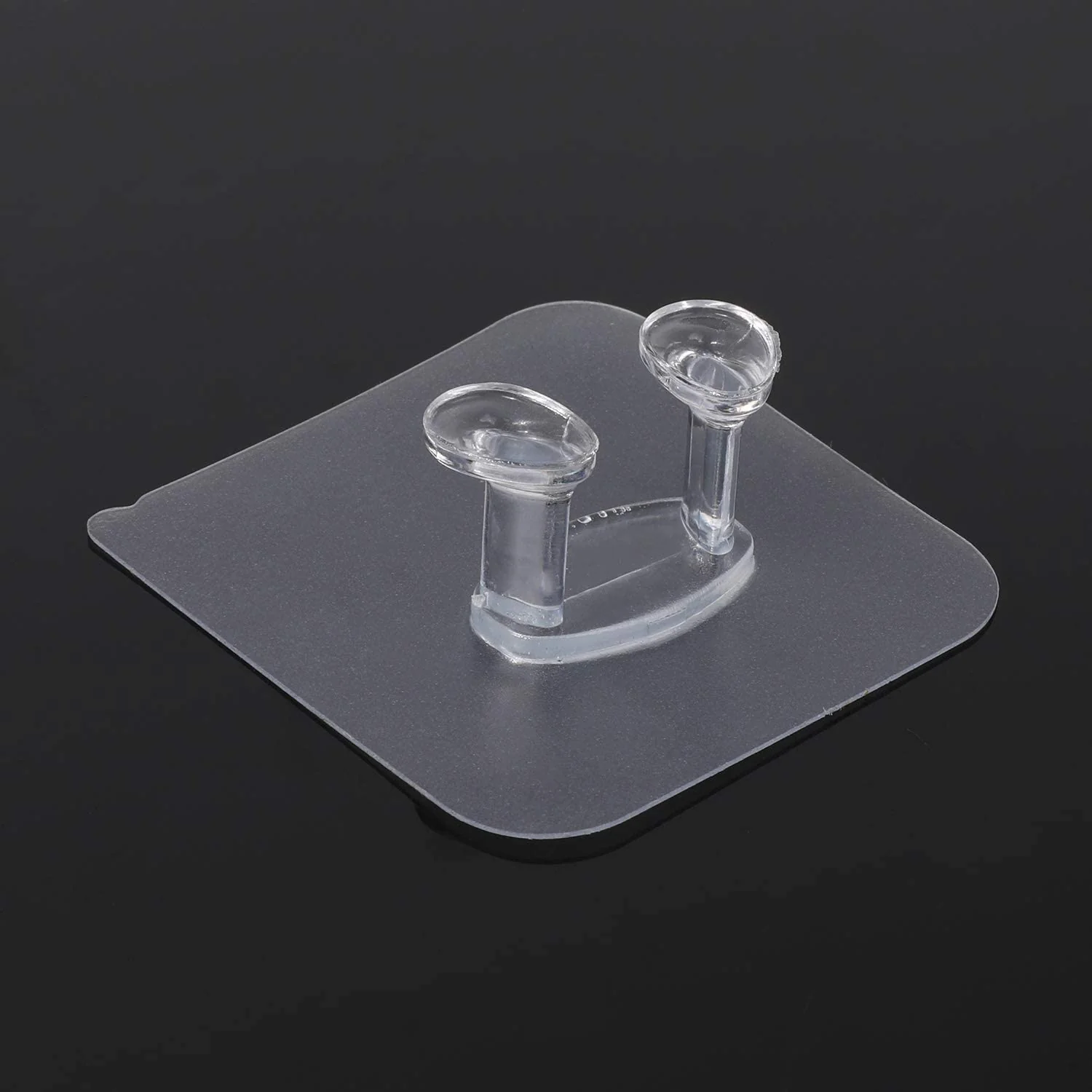 Transparent Self-Adhesive Wall Hook Waterproof & Oil-Proof Strong Holder (1 Pc) - Image 6
