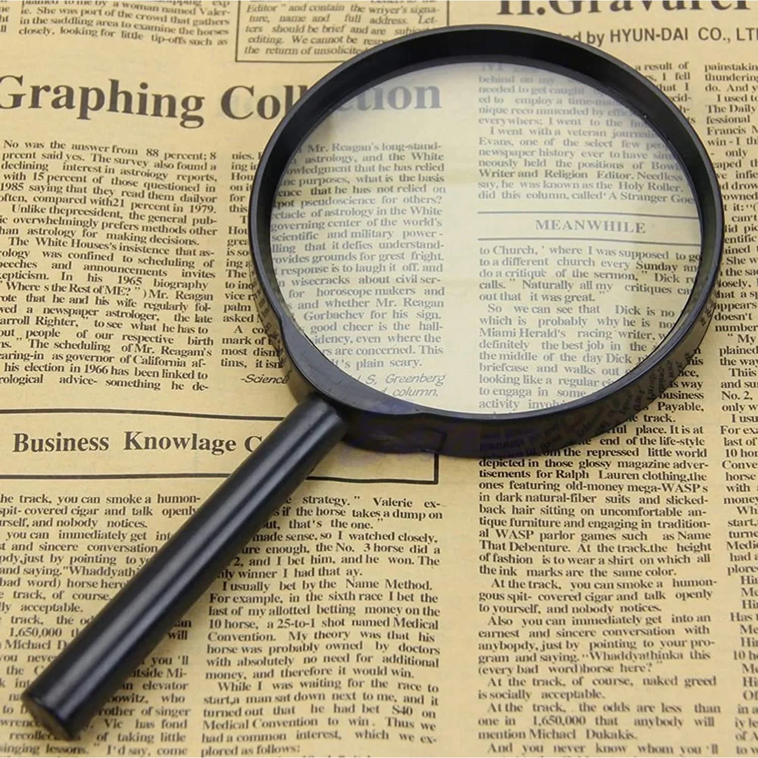 Real Glass Magnifying Lens for Reading, Breakage-Proof (50 mm) - Image 6