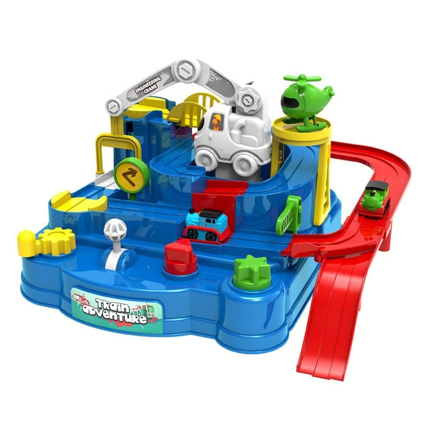 Adventure Toys, City Rescue Preschool Toy, Race Tracks for Boys - Image 6