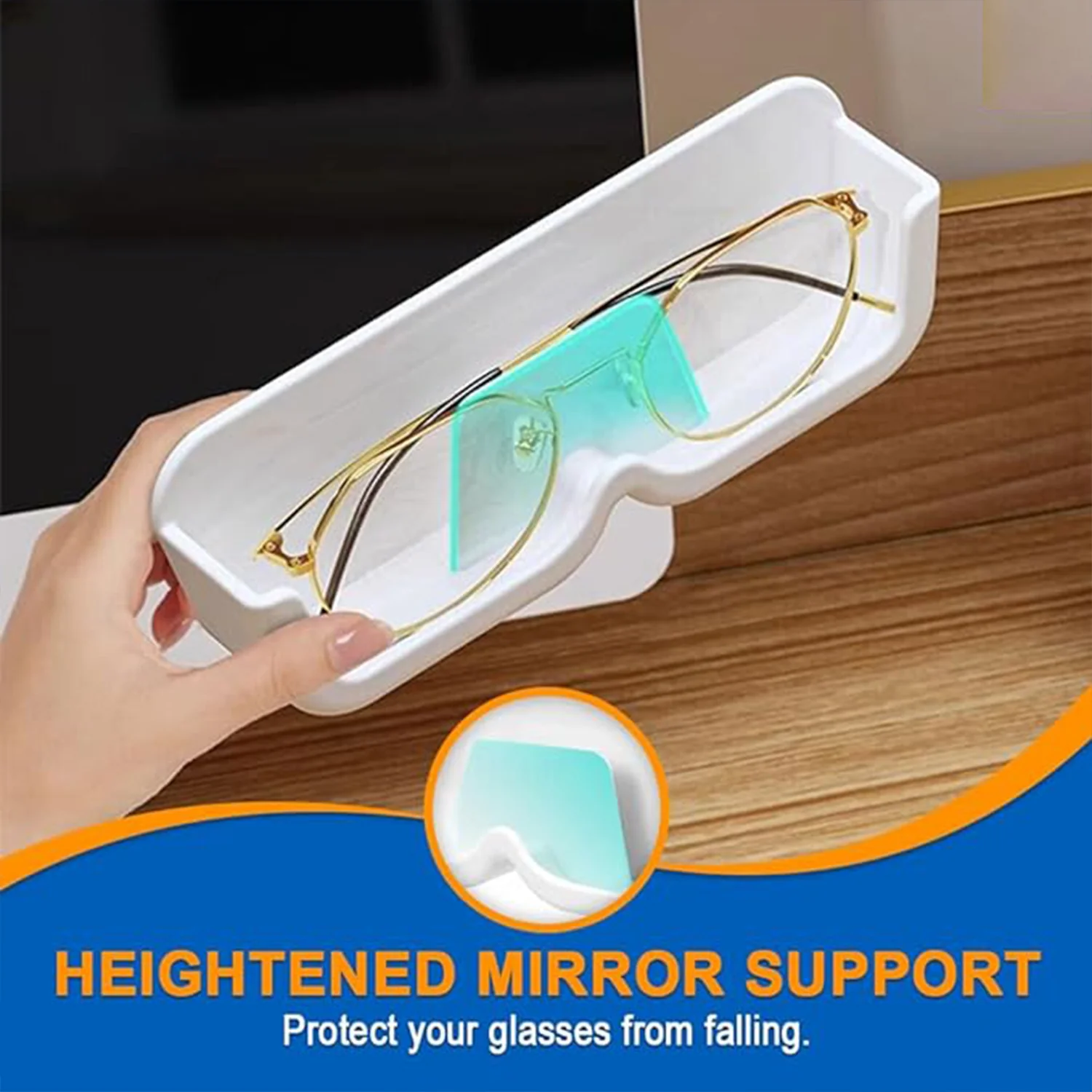 Sunglass Wall Organizer with Adhesive Stickers (2 Pc Set) - Image 3