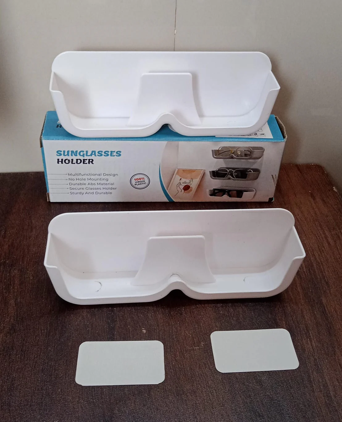 Sunglass Wall Organizer with Adhesive Stickers (2 Pc Set) - Image 8