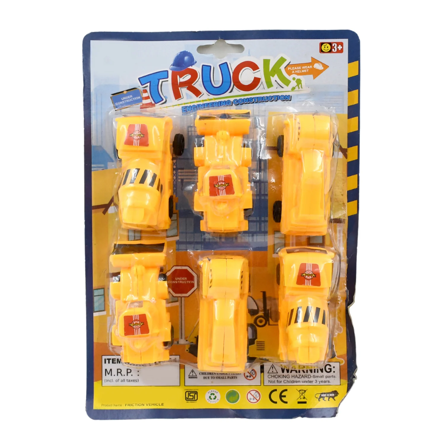 Engineering Construction Vehicle Toy Set for Kids (6 Pcs Set) - Image 5