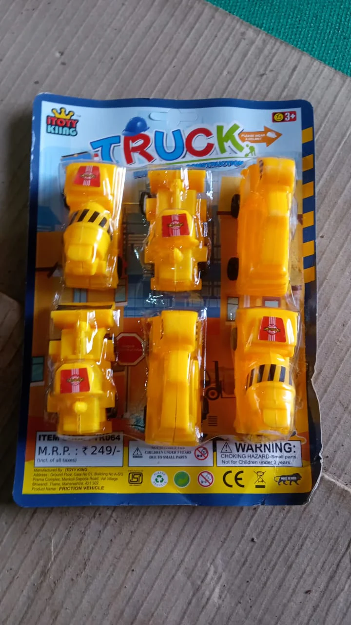 Engineering Construction Vehicle Toy Set for Kids (6 Pcs Set) - Image 7