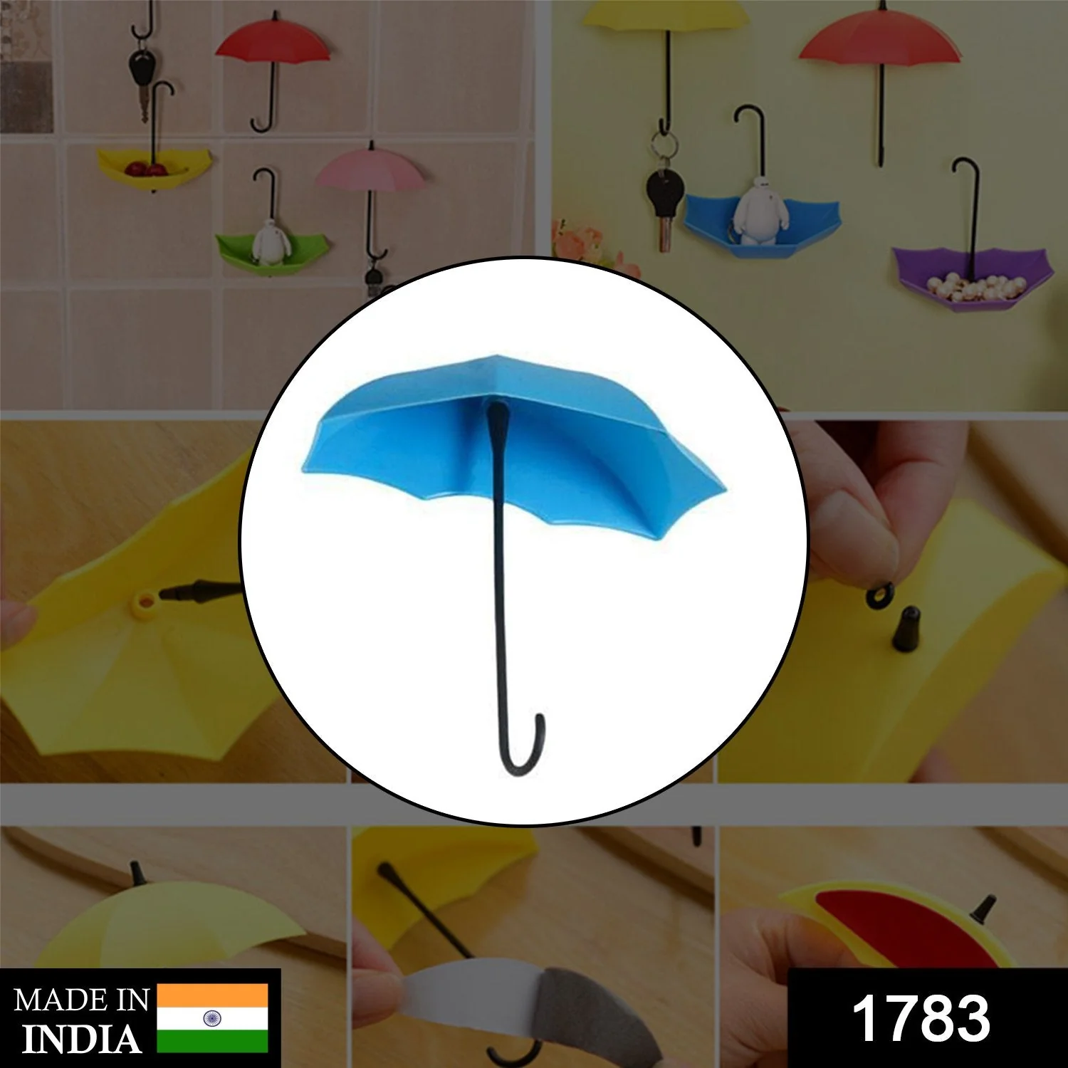 Colourful Umbrella Key Holder - Image 2